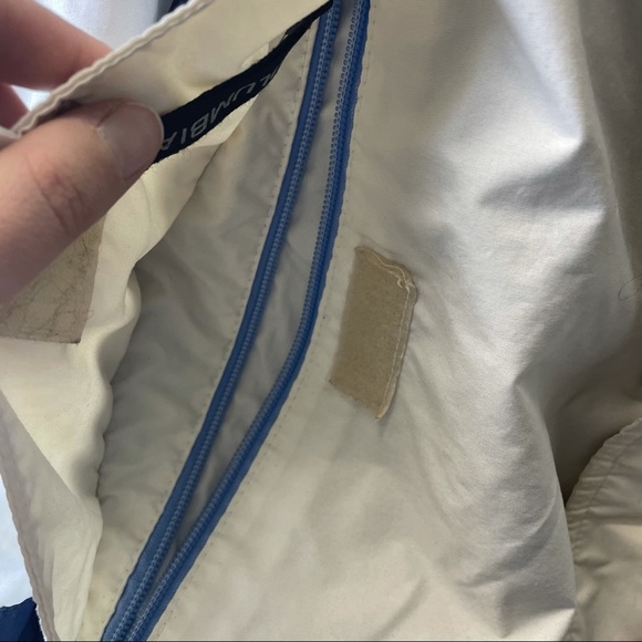 COLUMBIA men’s small jacket white and blue / unisex - Picture 4 of 6